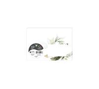 COLLECTION EUCALYPTUS, Paquet de 20 enveloppes imprimées Pollen 114x162mm 120g/m2 - Vert 1 - Vert