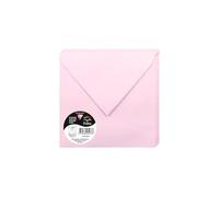 Paquet de 20 enveloppes Pollen 165x165mm 120g/m2 - Rose dragée