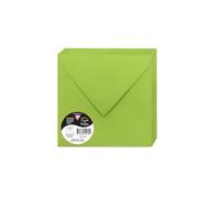 Clairefontaine 5543C Pack 20 Enveloppes gommées 16,5x16,5 120g Vert menthe