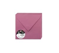 Clairefontaine 55483C Pack 20 Enveloppes 16,5x16,5 cm 120g Rose hortensia