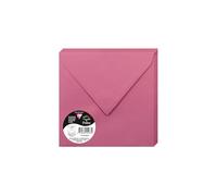Paquet de 20 enveloppes Pollen 165x165mm 120g/m2 - Rose hortensia
