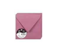 Clairefontaine 55658C Pack 20 Enveloppes 14x14 cm 120g Rose hortensia