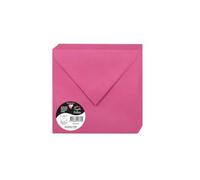 Clairefontaine 5573C Pack 20 Enveloppes gommées 16,5x16,5 cm 120g Fuchsia