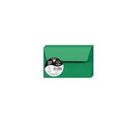 Clairefontaine 5591C - Paquet de 20 Enveloppes Auto-Adhésives - Format 9x14cm - 120g/m² - Coloris Vert Sapin - Invitation Evènements et Correspondance - Gamme Pollen - Papier Premium Lisse