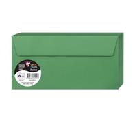 Clairefontaine Enveloppes Pollen DL 110 x 220 mm 120 g/m² Auto-adhésives Paquet de 20 Vert sapin
