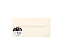 Clairefontaine Enveloppes DL Blanc naturel 120g Auto-Adhésives Lot 20 - Format standard 11 x 22 cm, Papier Lisse, Invitation Mariage, Faire-Part, Cartes et Correspondance - Pollen - Référence 56030C