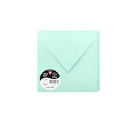 Paquet de 20 enveloppes Pollen 165x165mm 120g/m2 - Vert Jade