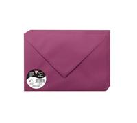 Clairefontaine 5762C Pack 20 Enveloppes gommées C5 120g Framboise