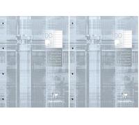 Clairefontaine 5814C Un Bloc de Cours Encollé Perforé Gris Clair - A4 21x29,7 cm - 200 Pages Lignées avec Marge - Papier Blanc 90 g - Couverture Carte Pelliculée (Lot de 2)