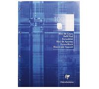 Clairefontaine 5816C - Bloc Cours Encollé Bleu Électrique A4 200p PC