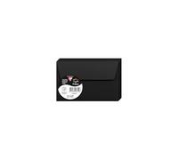 Paquet de 20 enveloppes Pollen 90x140mm 120g/m2 - Noir