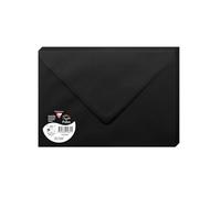 Clairefontaine 5832C Pack 20 Enveloppes gommées C5 120g Noir