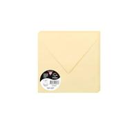 Paquet de 20 enveloppes Pollen 165x165mm 120g/m2 - Chamois