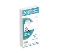 Paquet de 50 Enveloppes Blanches DL-110x220 mm - Précasées - Auto-Adhésives - 80g/m2 - Blanc