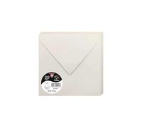 Clairefontaine Enveloppes Pollen gommées 165x165 mm 120 g/m² Gris perle Paquet de 20