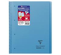 Clairefontaine 596802C - Cahier Spirale Koverbook Bleu A4+ 160p Lig. Marge
