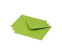 Clairefontaine 60121C - Paquet de 20 Enveloppes Gommées - Format 12,5x13,8cm - 120g/m² - Coloris Vert Menthe - Invitation Evènements et Correspondance - Gamme Pollen - Papier Premium Lisse