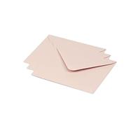 Clairefontaine 60134C - Paquet de 20 Enveloppes Gommées - Format 12,5x13,8cm - 120g/m² - Coloris Opaline - Invitation Evènements et Correspondance - Gamme Pollen - Papier Premium Lisse
