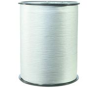 Clairefontaine 601576C - Une bobine de Ruban Bolduc Mat - 250mx10mm - Argent - Ruban décoratif cadeau, DIY, Emballage Cadeau