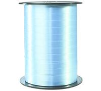Bolduc bobine lisse 500mx7mm, Argent - Bleu turquoise