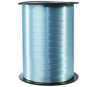 Clairefontaine 601737C - Une bobine de Ruban Bolduc Lisse - 500mx0,7 cm - Turquoise - Ruban décoratif cadeau, DIY, Emballage Cadeau