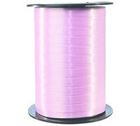 Bolduc bobine lisse 500mx7mm, Argent - Rose moyen