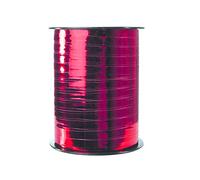 Clairefontaine 602006C - Une bobine de Ruban Bolduc Métallisé - 250mx7mm - Rouge - Ruban décoratif cadeau, DIY, Emballage Cadeau