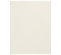 Clairefontaine 60333C Cahier Piqué Crok'Book - 24 Feuilles Papier Dessin Blanc 17x22 cm 90g - Format Portrait - Couverture Ivoire - Couverture Souple Personnalisable