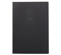 Clairefontaine 60362Cpack - Cahier Piqué Crok'Book - 20 Feuilles Papier Dessin Blanc A4 21x29,7 cm 160g - Format Portrait - Couverture Noire - Paquet de 10 Cahiers