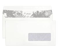Clairefontaine Enveloppes Forever Boîte 500 110x220mm Auto-adhésives Fenêtre 35x100mm Blanc