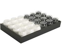 CLAIREFONTAINE 611250C - Plateau 24 rubans bolduc 10mx7mm - Noir blanc