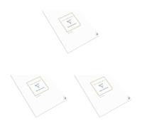Clairefontaine 6120C - Bloc de Correspondance Triomphe 50 Feuilles Unies Blanches A5-14,8x21 cm - 90g/m² (Lot de 3)