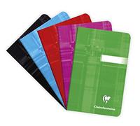 Clairefontaine Carnet piqué Metric 9 x 14 cm – Petits carreaux – 96 pages – Papier 90 g