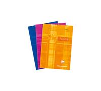 Bloc Pupitre agrafé en-tête A6 160 pages détachables petits carreaux - Assortis
