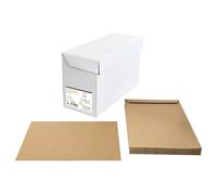 Boite de 250 pochettes Forever Kraft Brun 100% recy 4-229x324 mm - Auto-Adhésives - 90g/m2 - Kraft