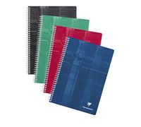 Cahier spirales Clairefontaine Metric - A4 21 x 29,7 cm - petits carreaux - 180 pages