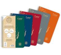 Clairefontaine 68416C Cahier Spirale Recy 5 120p Lign - Coloris aléatoire