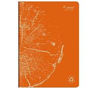 Clairefontaine 684665C - Cahier Forever Agrafé Orange Rouille A4 96p Lig.