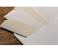 PAPIER VERGÉ, Boîte de 200 enveloppes adhésives Pollen 114x162mm 120g/m2 - Blanc