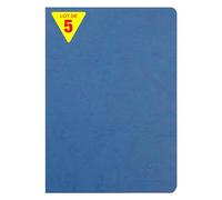 Clairefontaine 733004Cpack Nomaddict Lot 5 Cahiers Agrafés Bleus - A4