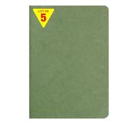 Clairefontaine 733103Cpack Nomaddict Lot 5 Cahiers Agrafés Verts - A5