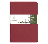 Clairefontaine 733182C Lot 2 Carnet agrafé Nomaddict A5 96p uni 90g Rouge