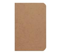Clairefontaine 73410C - Nomaddict Carnet Agrafé Tabac 9x14cm 96p Unies Cuir