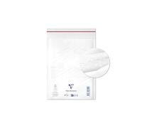 Clairefontaine 7342C - Paquet de 10 Pochettes Blanches Matelassées de Film à Bulles 150x210 mm - 90g/m²