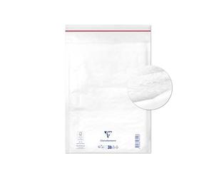 Clairefontaine 7344C - Paquet de 10 Pochettes Blanches Matelassées de Film à Bulles 180x260 mm - 90g/m²