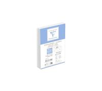 Combiné Triomphe comprenant 20 Enveloppes Blanches Doublés 90x140mm - Gommées - 130g/m2 + 20 Cartes Bristol Blanches 82x128mm 220g/m2 - Blanc