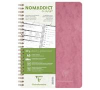 Clairefontaine 782396C Carnet sp. Daily planner A5 250p DOT Rose Antique