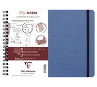 Clairefontaine 782464C Cahier spirale My.Notes B5 120p ligné 90g Bleu