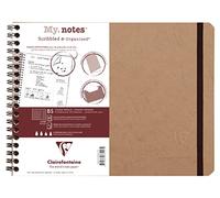 Clairefontaine 78246C Cahier spirale My.Notes B5 120p ligné 90g Tabac