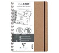 Clairefontaine 78343C - Nomaddict My.Notes Cahier Spirale Tabac A4 120p DOT
